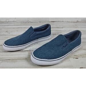 LUGZ Clipper Mens 9.5 Blue Sneakers Slip On Casual Shoes MCLIPRT-4651